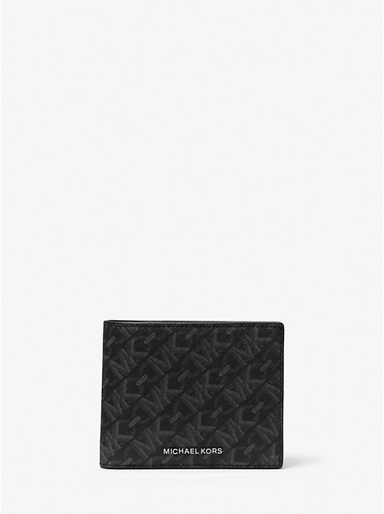 

Кошелек-Купюрница Hudson Empire с монограммой и футляром Michael Kors, черный