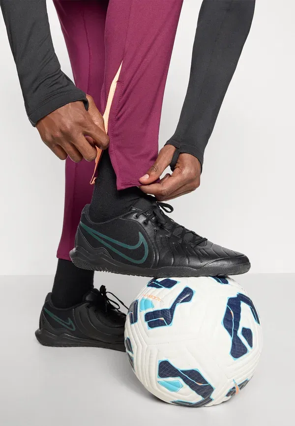 Спортивные штаны Nike Performance Strike Pant, бордовый/оранжевый пульс — фото 4