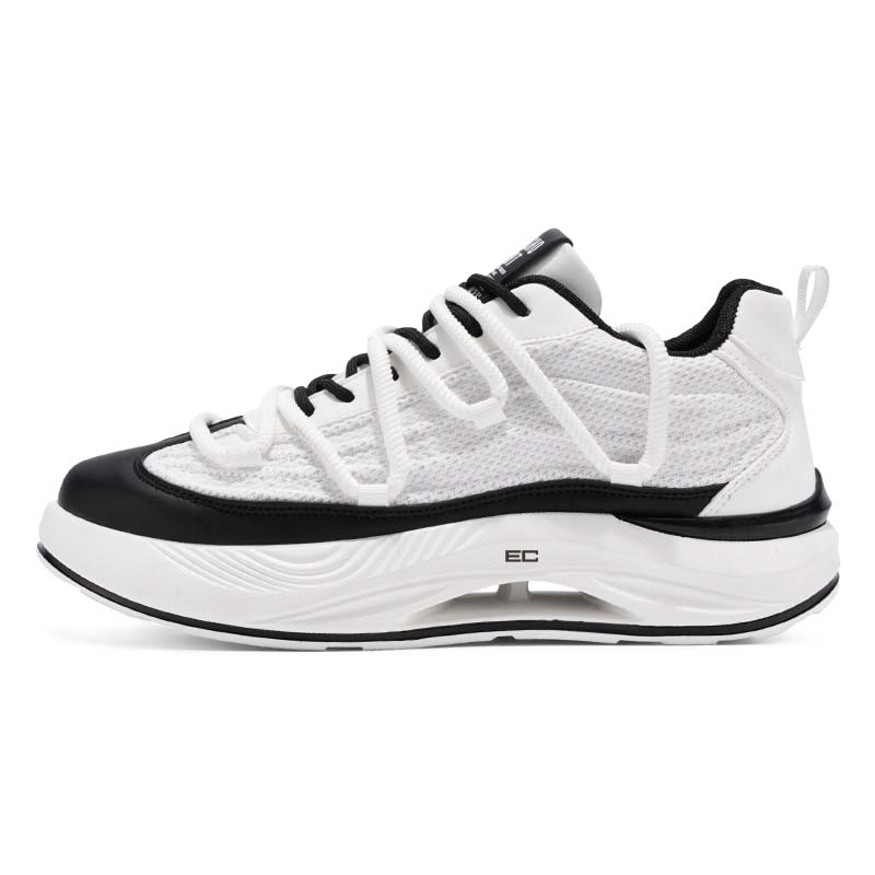 

Износостойкие, дышащие, легкие, низкие, массивные мужские кроссовки ENRICO COVERI, White Black