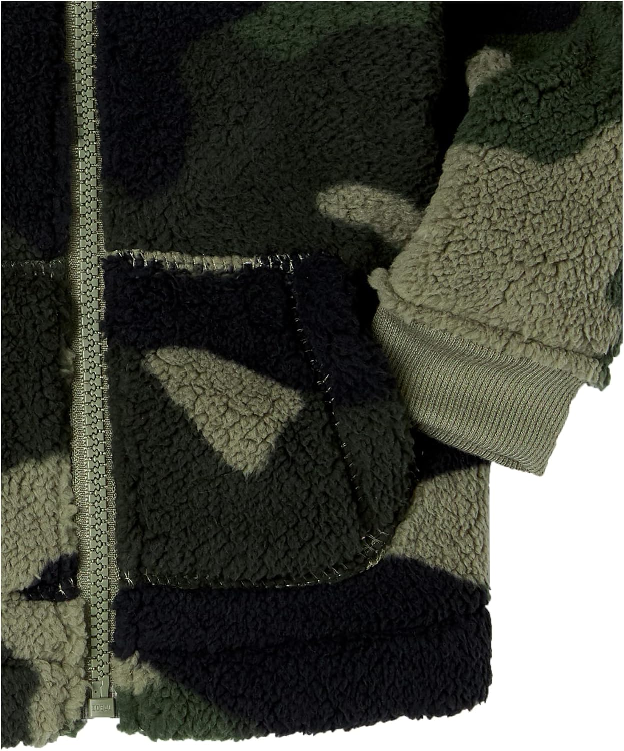 Columbia baby-girls Rugged Ridge II Sherpa Full Zip, Stone Green Mod Camo — фото 3