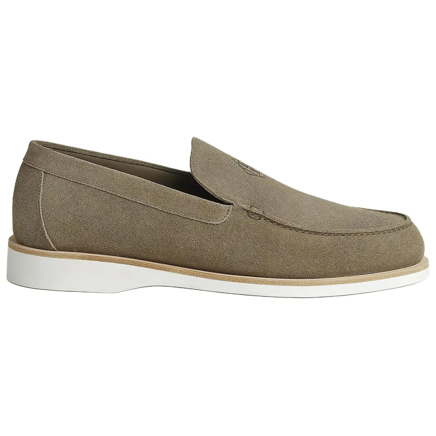 HERMES Casual Shoes 2.5cm Men's Gray — фото 3