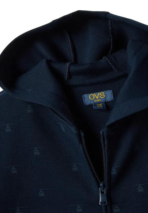 Толстовка прямого кроя на молнии по всей длине Ovs, Dark Blue — фото 3