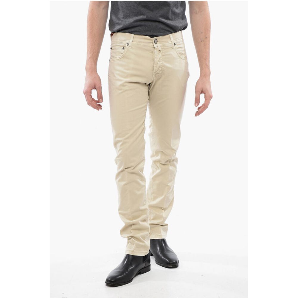 

Бежевые хлопковые брюки Corneliani, Beige