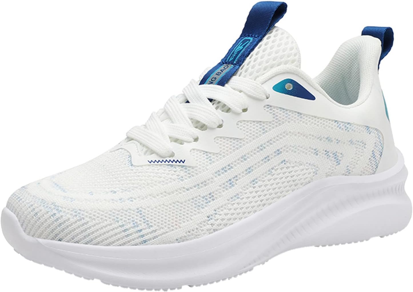 

Мужские спортивные кроссовки, повседневная обувь Gowalk для ходьбы, легкие повседневные сетчатые кроссовки с шнуровкой Generic, белый