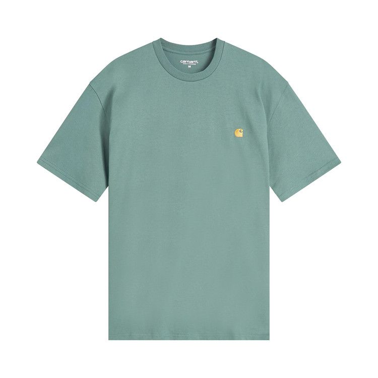 

Футболка Carhartt WIP Chase T-Shirt, Silver Pine/Gold