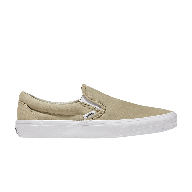 

Кроссовки Vans Classic Slip-On 'Check Bumper - Khaki', зеленый