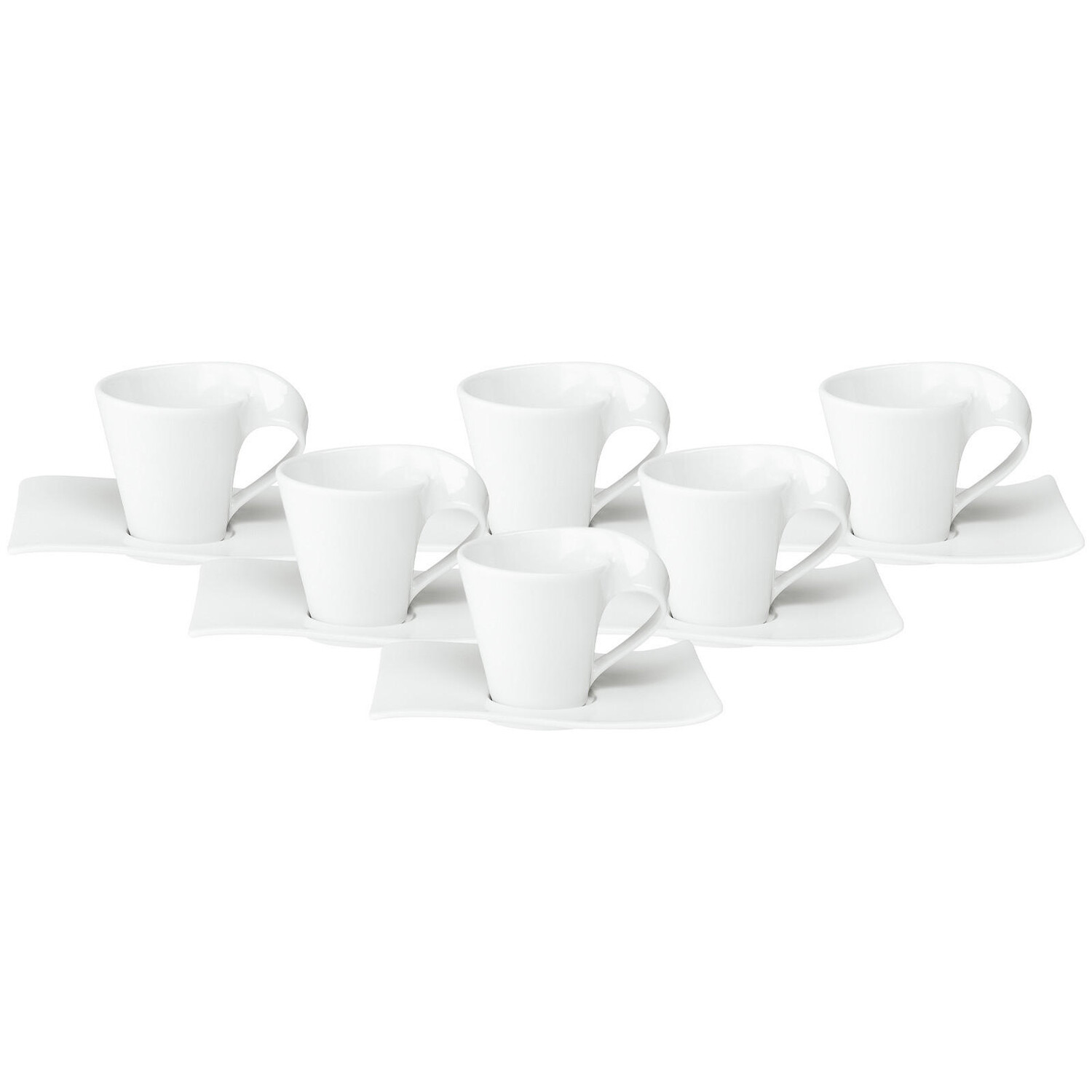 

Чашки для эспрессо Villeroy & Boch, 11,5x8,8x14 см, белый