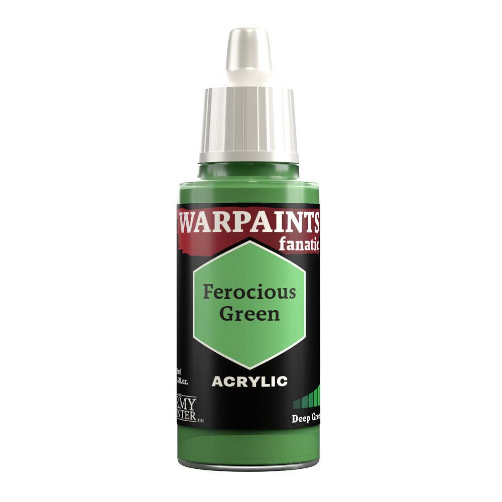 

Аксессуары Army Painter Warpaints Fanatic: Ferocious Green (18ml)