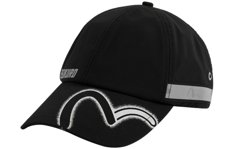 

Бейсболка унисекс черная EVISU