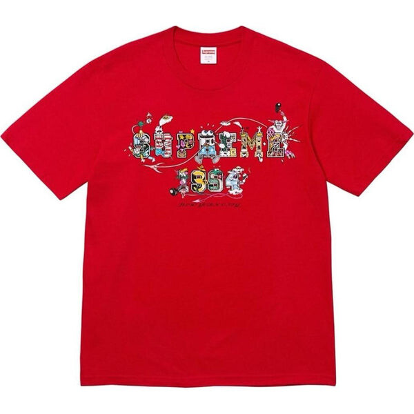 

Футболка varsity logo t-shirt 'red' Supreme, красный