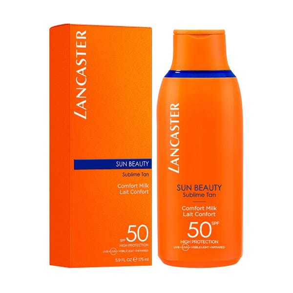 Солнцезащитный крем для тела в молоке LANCASTER Sun Beauty Sublime Tan Comfort Milk Spf 50, 175 мл — фото 2