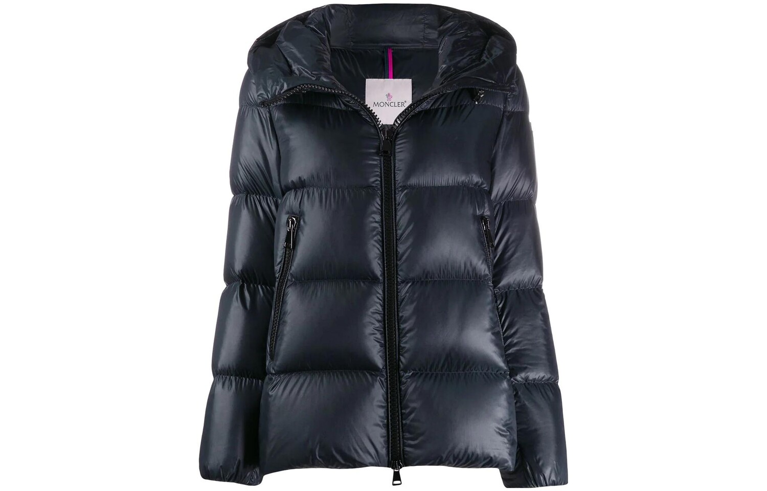 

Пуховик женский темно-синий Moncler