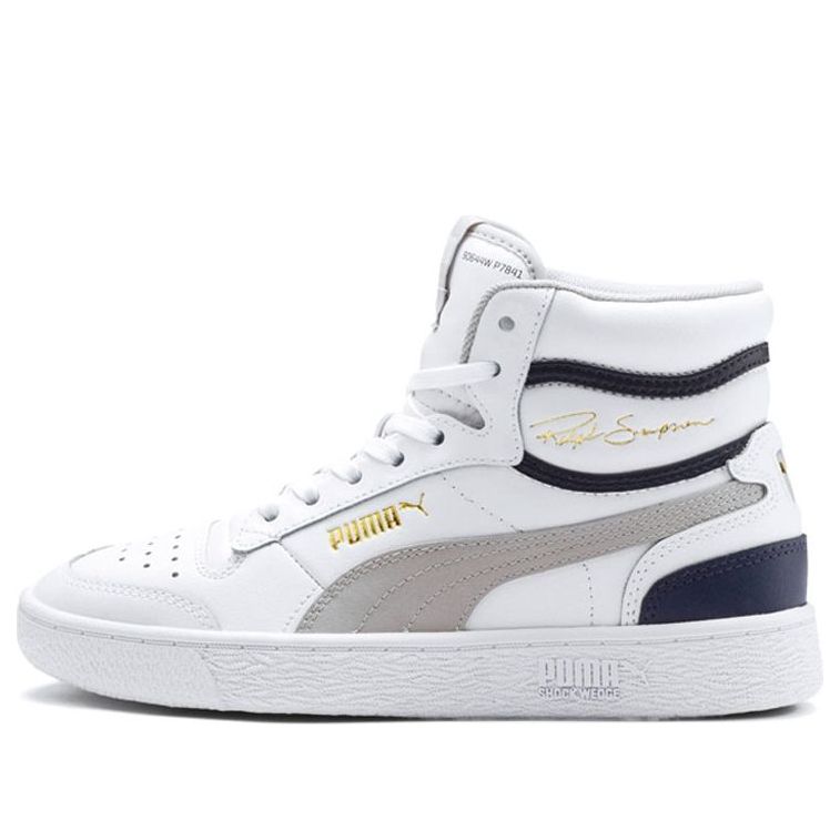 

Кроссовки PUMA Ralph Sampson Mid Jr 'White Grey' 370925-03, серый