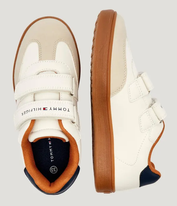 Кроссовки на липучке Tommy Hilfiger, белый — фото 3