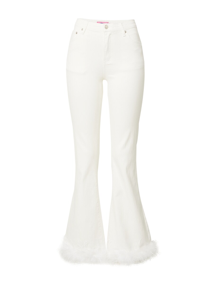 

Расклешенные джинсы Edikted, цвет White denim