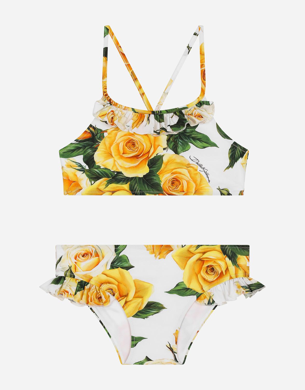 

Купальник из спандекса, раздельный, с принтом желтых роз Dolce & Gabbana, принт, Желтый, Купальник из спандекса, раздельный, с принтом желтых роз Dolce & Gabbana, принт