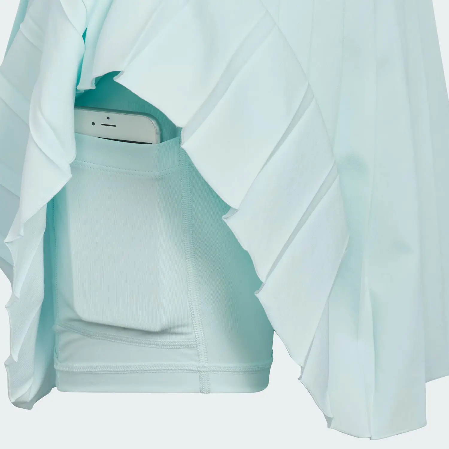 Adidas Спортивная юбка для тенниса mint green детская — фото 4