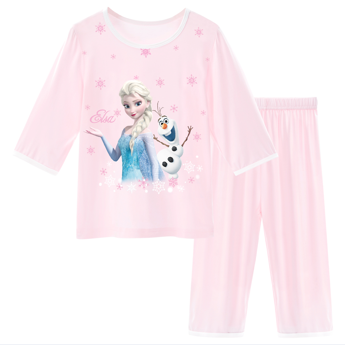 

Детская повседневная спортивная одежда Disney, розовый