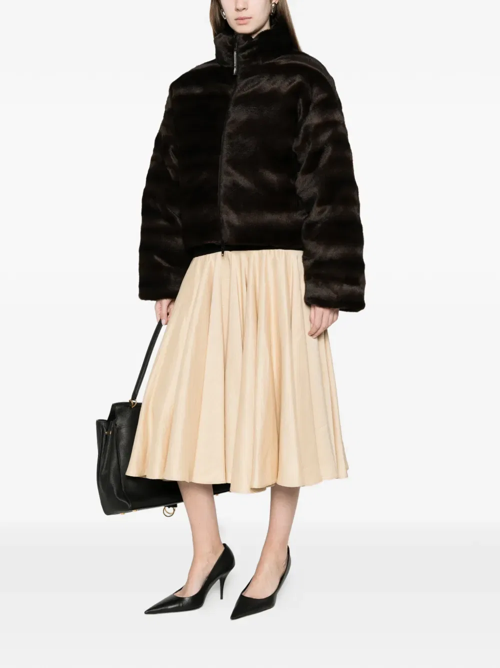 Жакет с двусторонней застежкой-молнией Balenciaga, черный — фото 2
