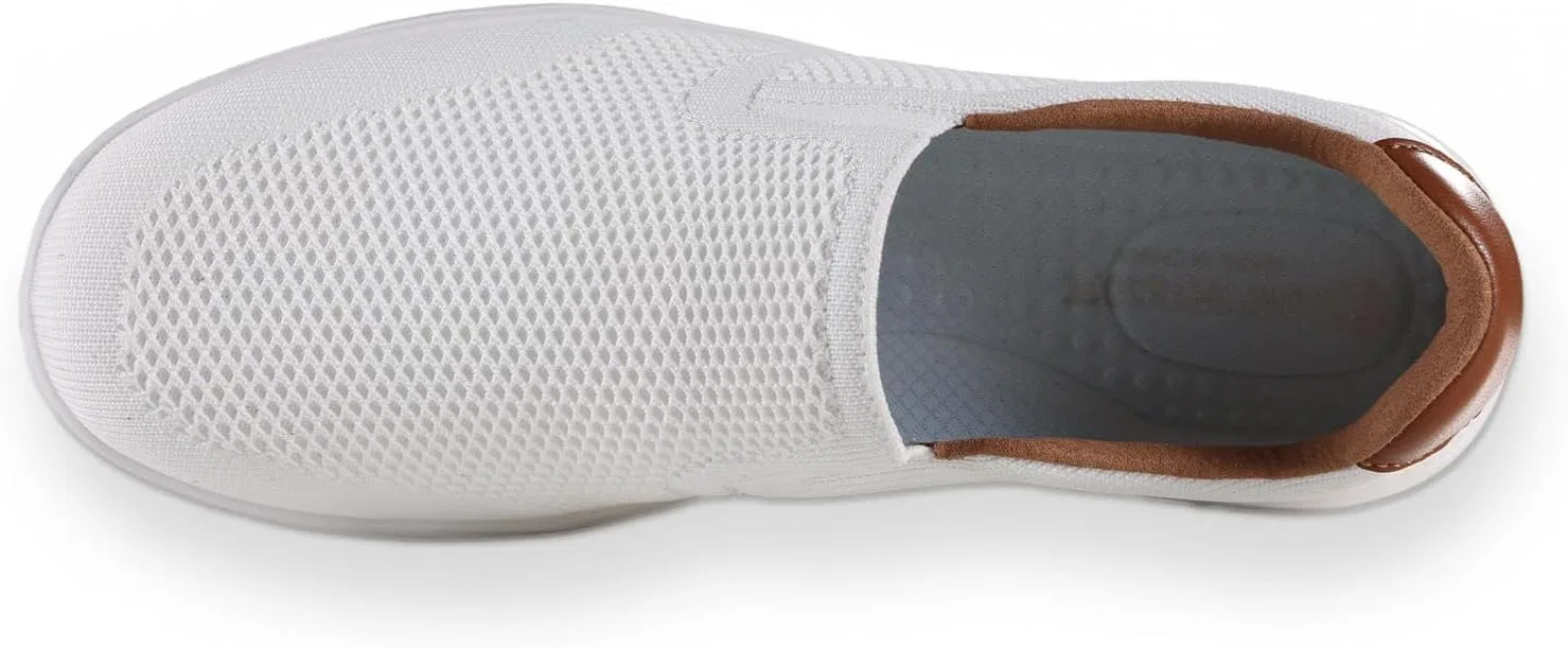 Лоферы мужские TIOSEBON Memory Foam Mesh, белый — фото 4