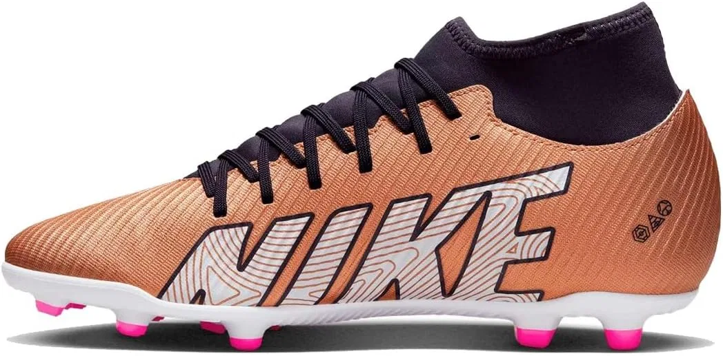 Кроссовки Nike Unisex Superfly 9 Club Q Fg/Mg, Mtlc Copper Mtlc Copper — фото 2