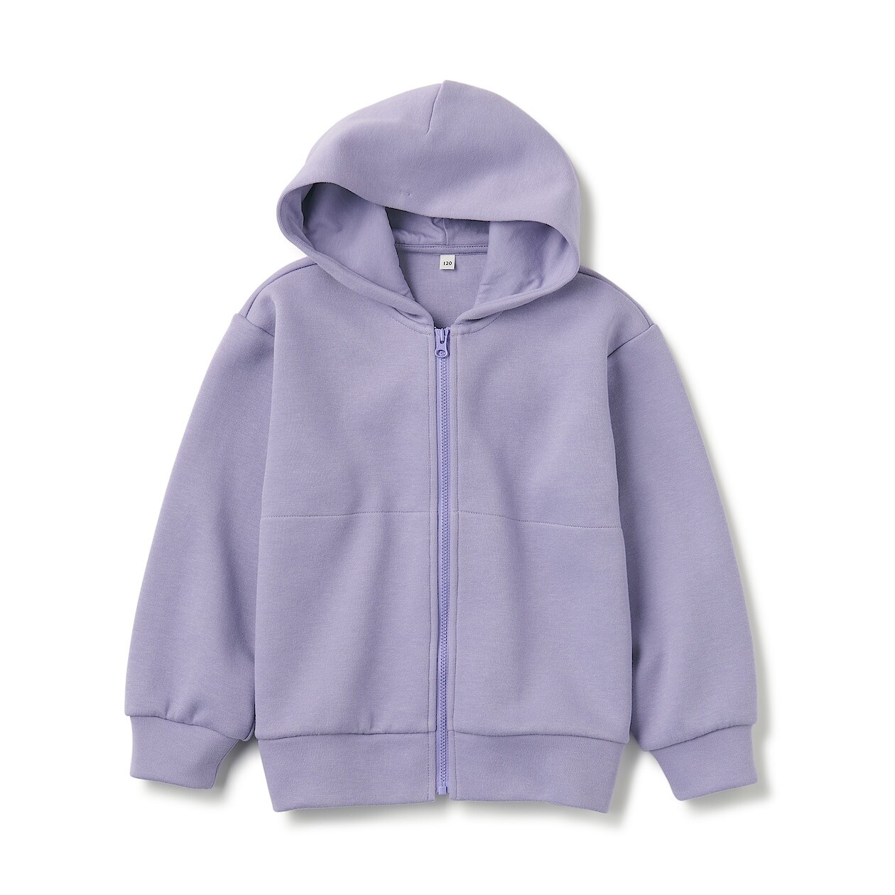 

Толстовка двойной вязки, парка на молнии (дети) MUJI, лаванда