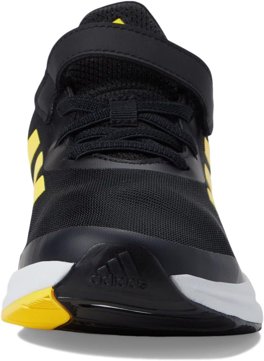 Кроссовки для детей adidas FortaRun с амортизацией Cloudfoam, черный/желтый — фото 4