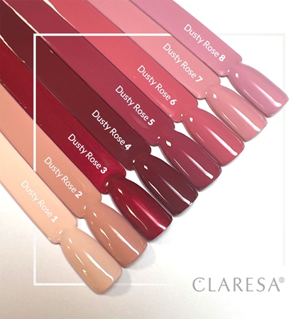 Гибридный лак для ногтей Claresa SoakOff UV/LED Color Dusty Rose, 7 5 g — фото 2