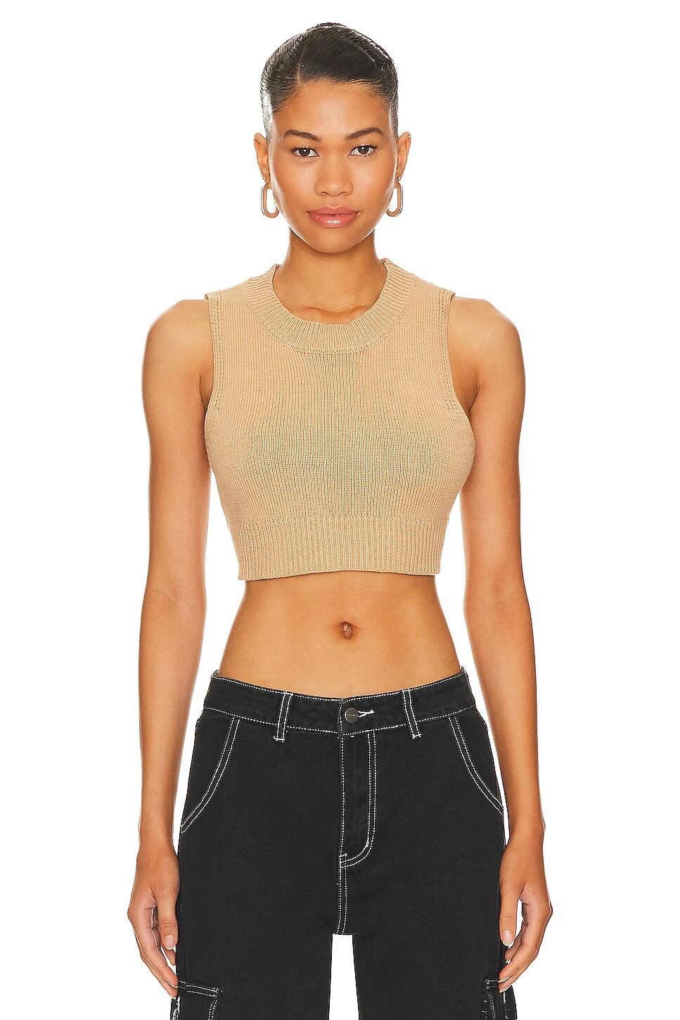 

Свитер superdown Valeria Crop, нюд