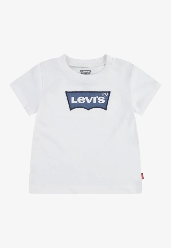 Моя первая футболка с принтом в виде крыла летучей мыши. Levi'S, Bright White
