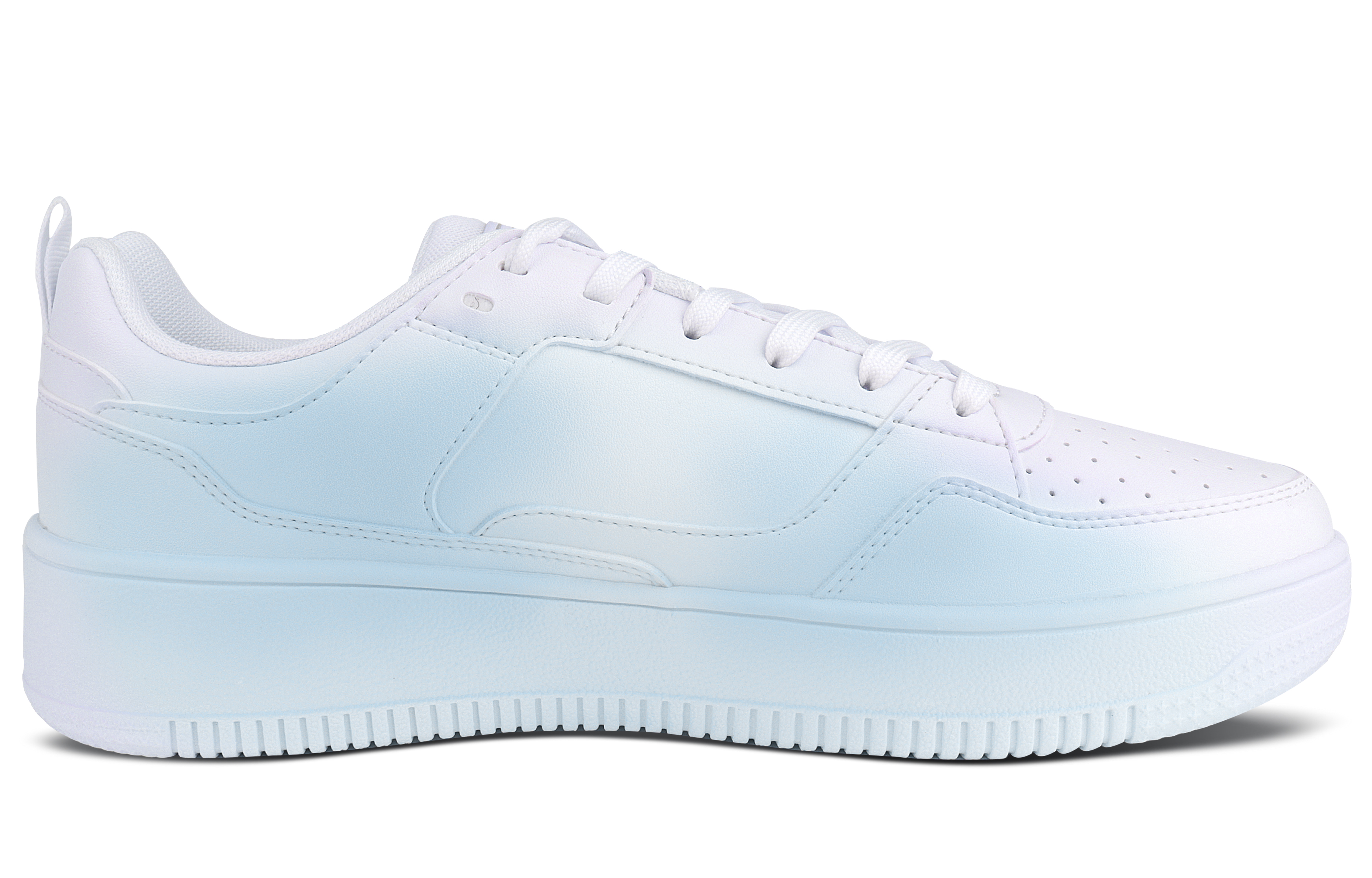 Кроссовки для скейтбординга Air Force 1 Lightweight с низким верхом, противоскользящие, увеличивающие рост, Unisex 361°, белый синий — фото 3