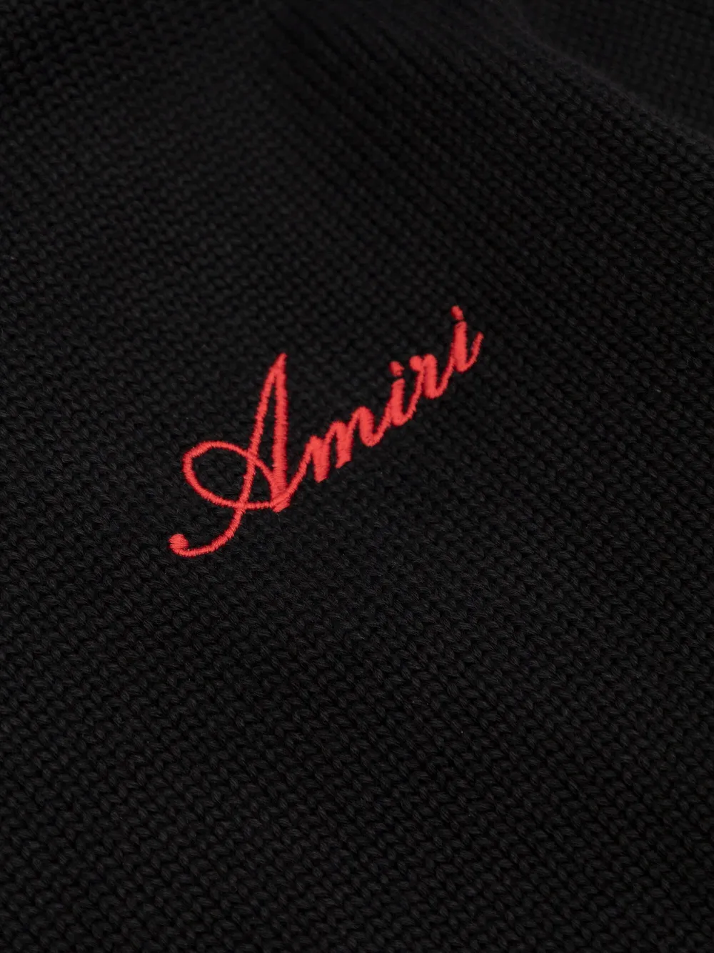 Худи с вышитым логотипом AMIRI KIDS, черный — фото 3