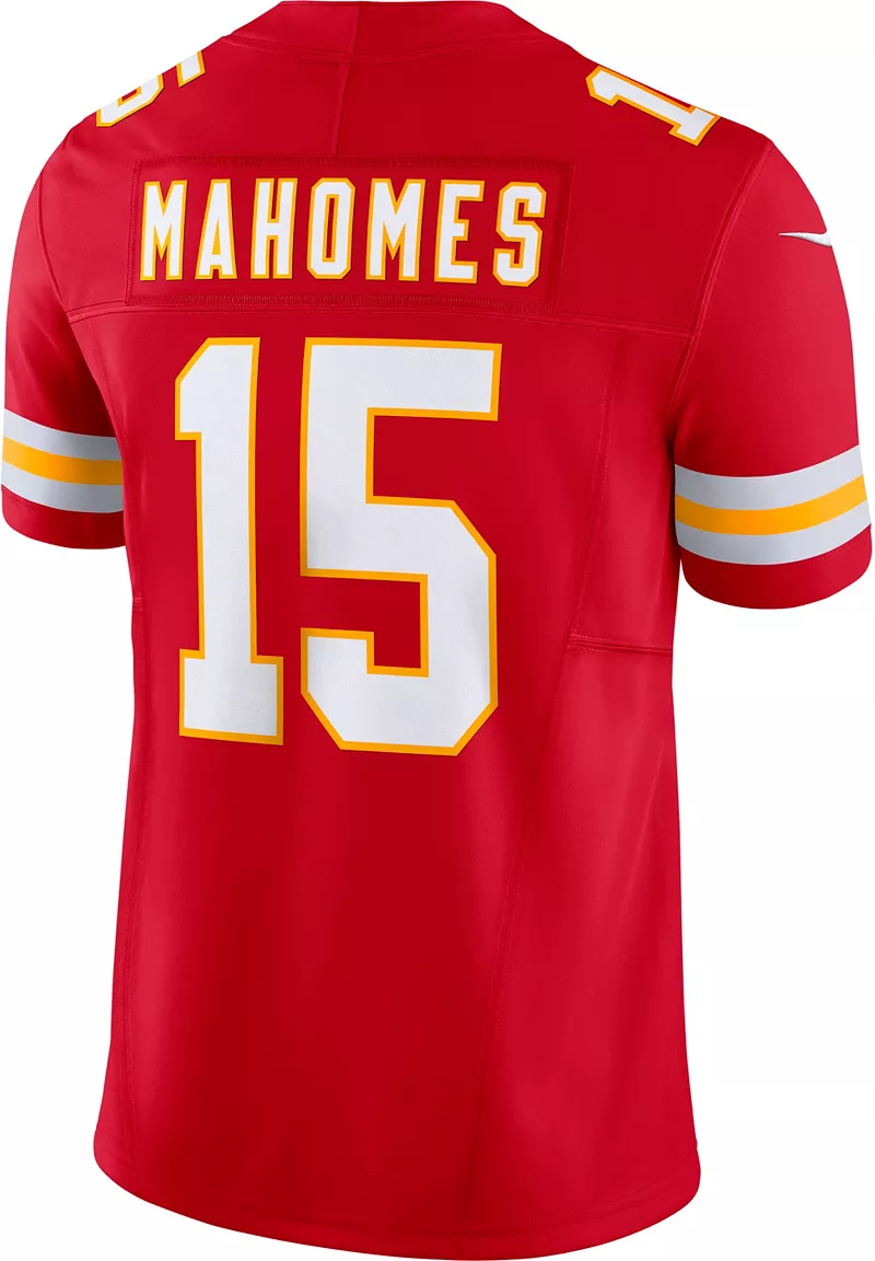 Nike Men's Kansas City Chiefs Патрик Махоумс № 15 Vapor F.U.S.E. Ограниченная красная майка — фото 3
