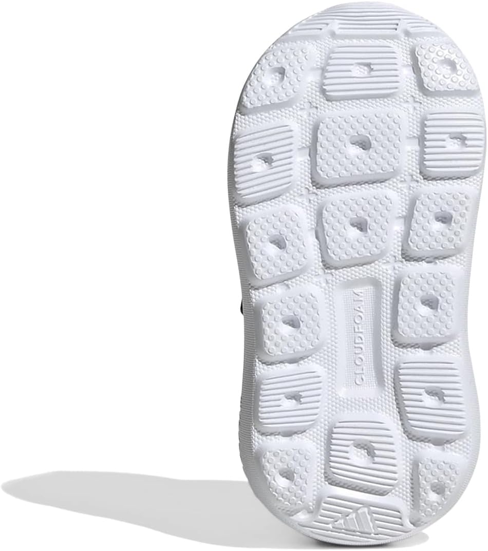 Кроссовки Adidas Unisex-Child Fortarun 2.0 для бега, белый/синий — фото 3