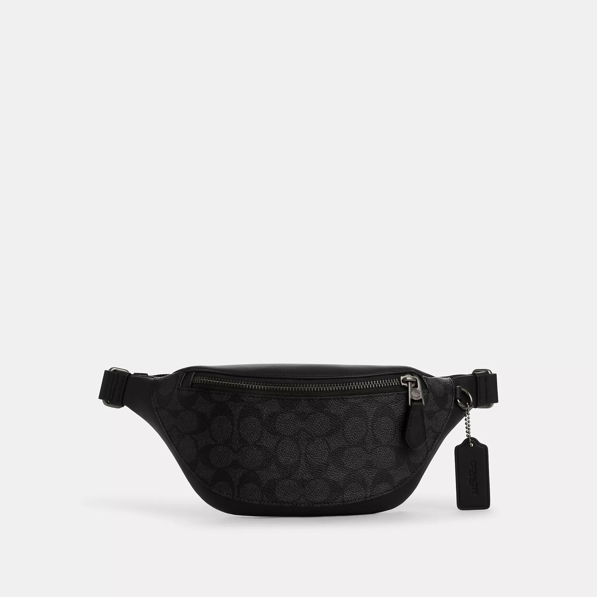 

Мини-сумка на поYas Coach Outlet Warren из фирменной ткани, бронзовый/угольный/черный