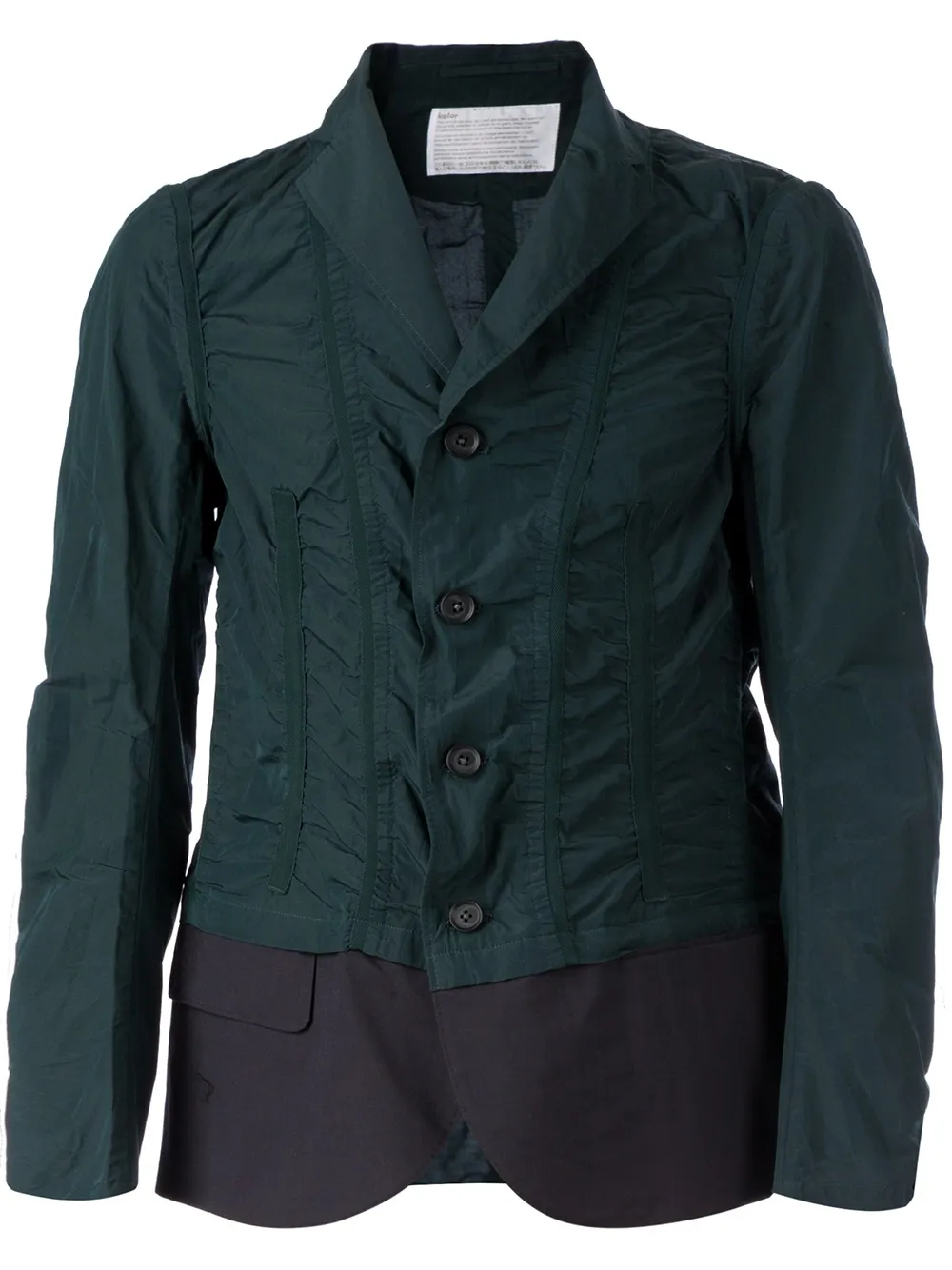 

Пиджак с панельным дизайном Kolor, зеленый