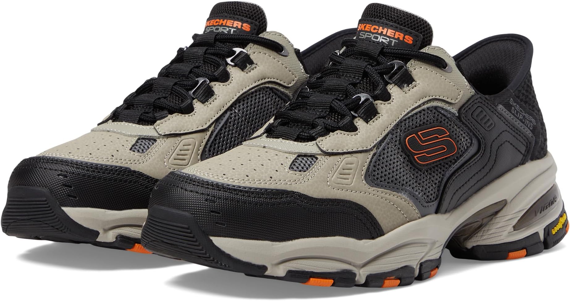 

Кроссовки SKECHERS Vigor 3.0 Drafting Hands Free Slip-Ins, цвет Taupe/Black