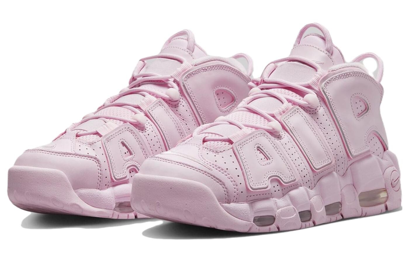 Женские баскетбольные кроссовки Nike Air More Uptempo Vintage, Pink — фото 3