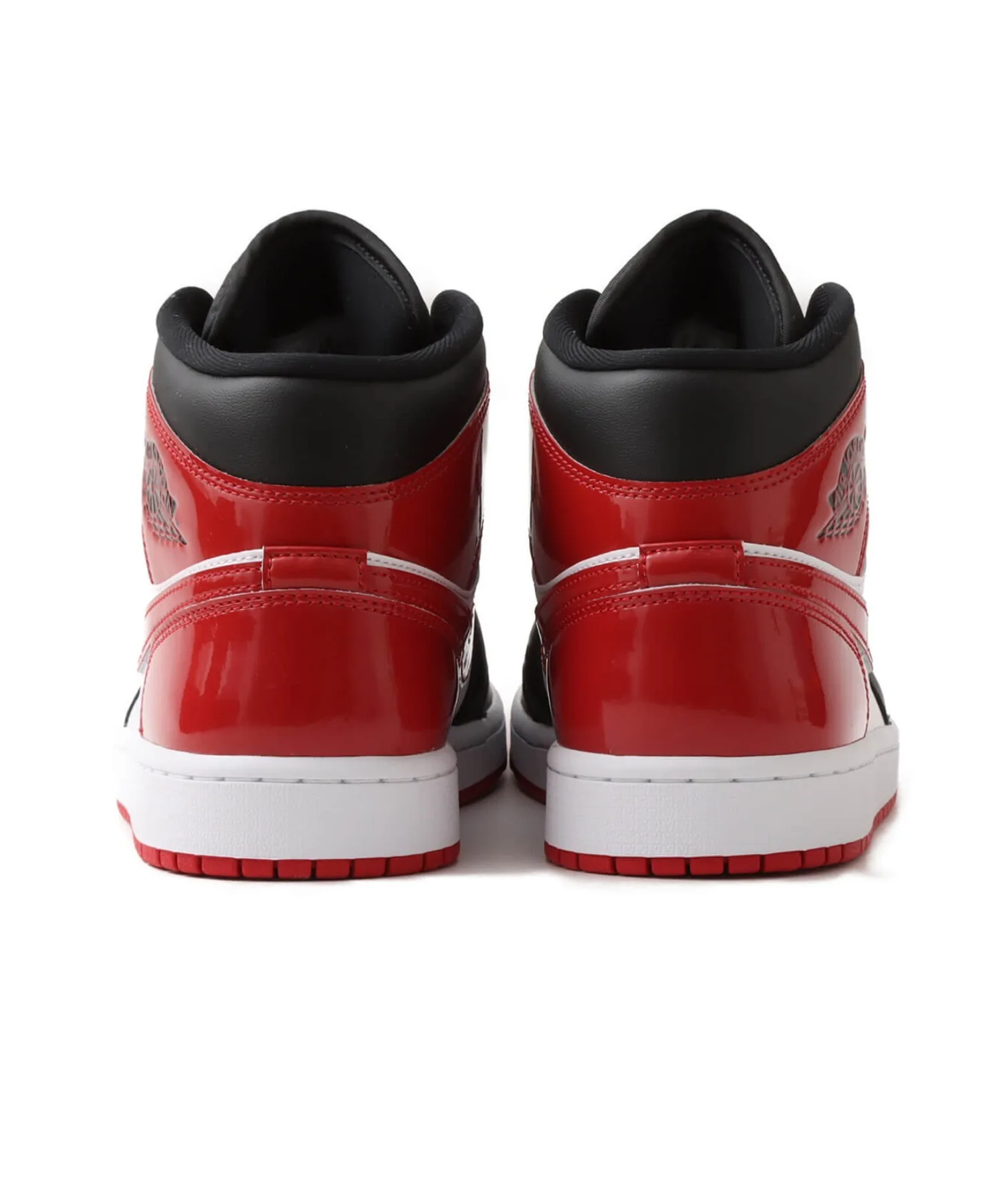 Мужские кроссовки Air Jordan 1 Mid SE, кожа, JORDAN BRAND чёрные — фото 4