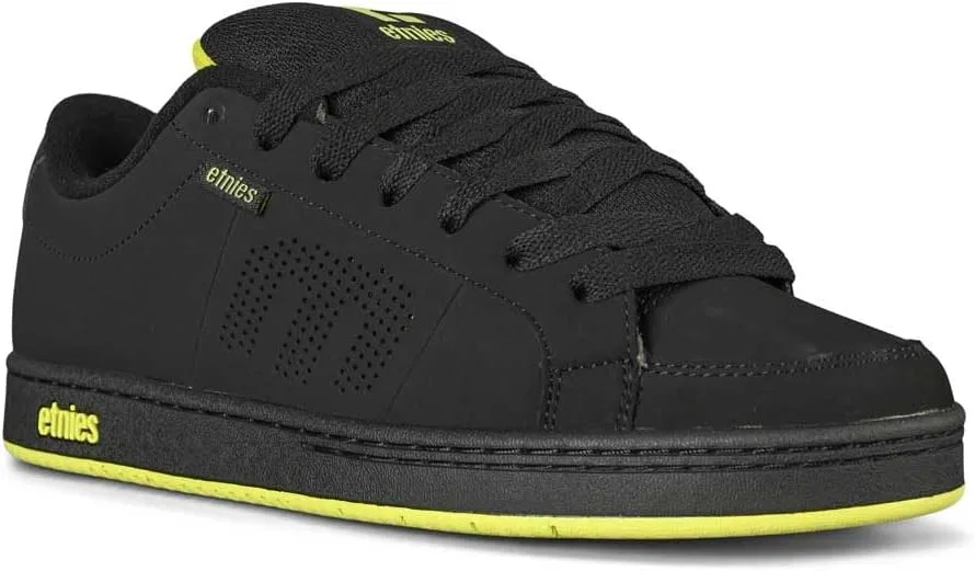 Кроссовки Etnies Kingpin Classic Skate Heritage Fashion Style с модной усиленной подошвой для повседневной носки, Black / Green