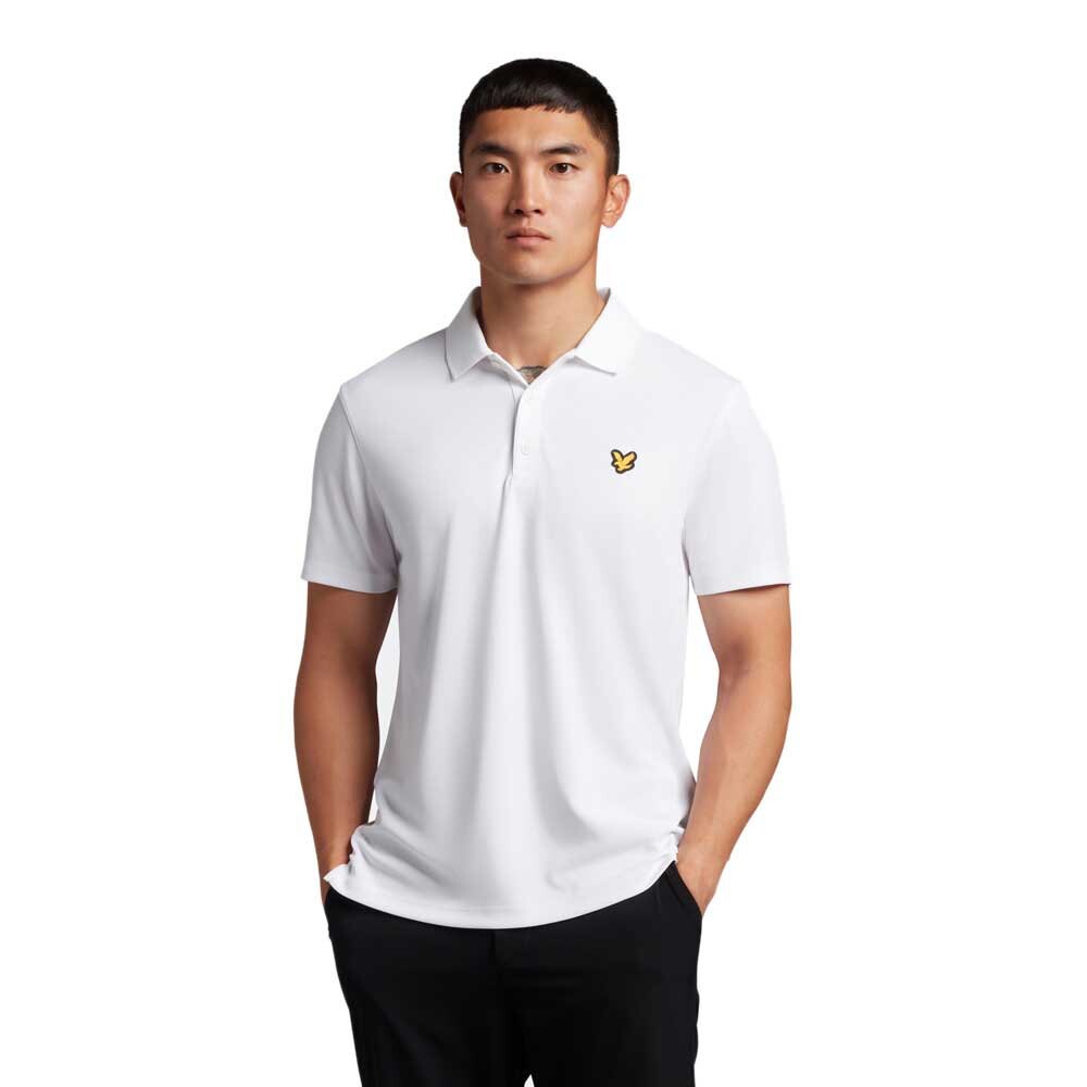 

Поло Lyle & Scott Tonal Eagle Tech, белый