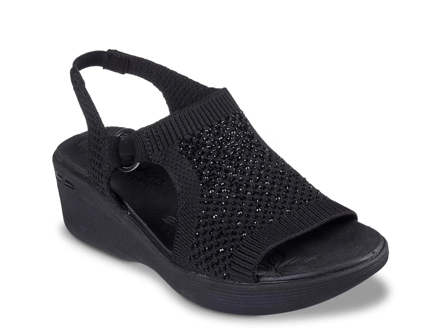 

Сандалии Pier Lite Circle Back Wedge Sandal Skechers, черный