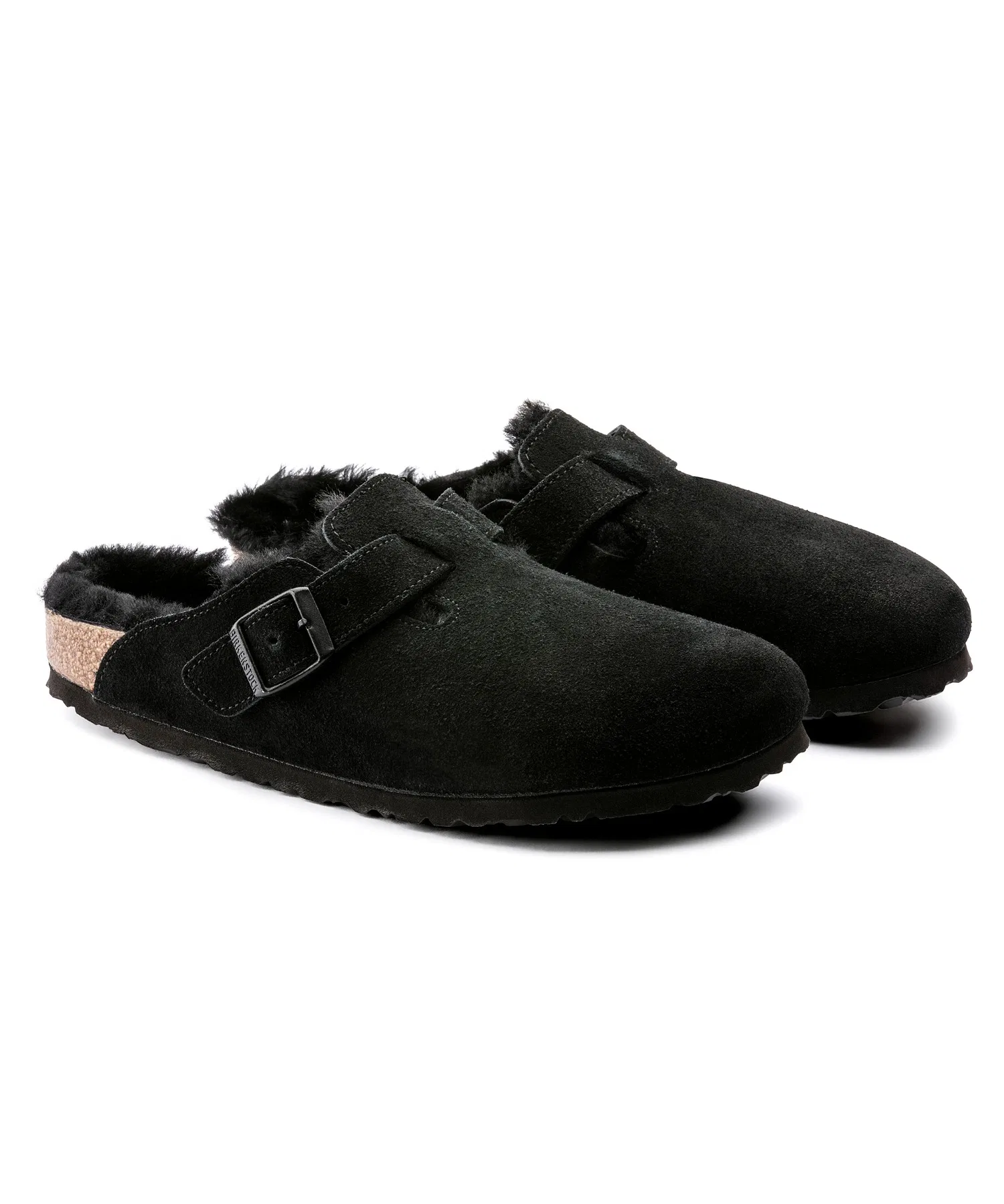 Унисекс сабо BIRKENSTOCK Boston Suede Shearling — фото 4