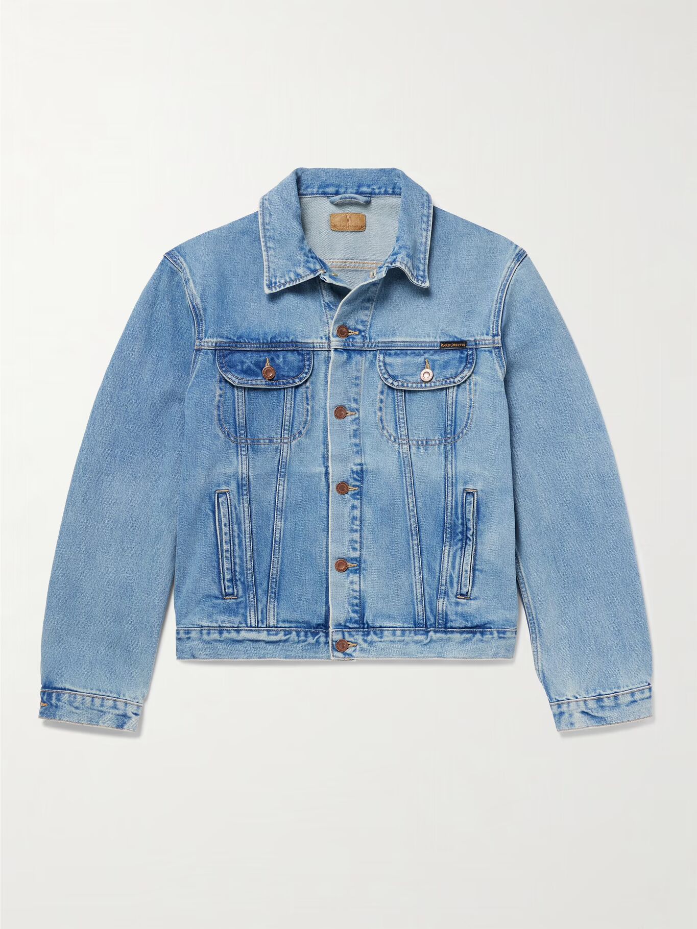 

Джинсовая куртка Danny Organic NUDIE JEANS, синий