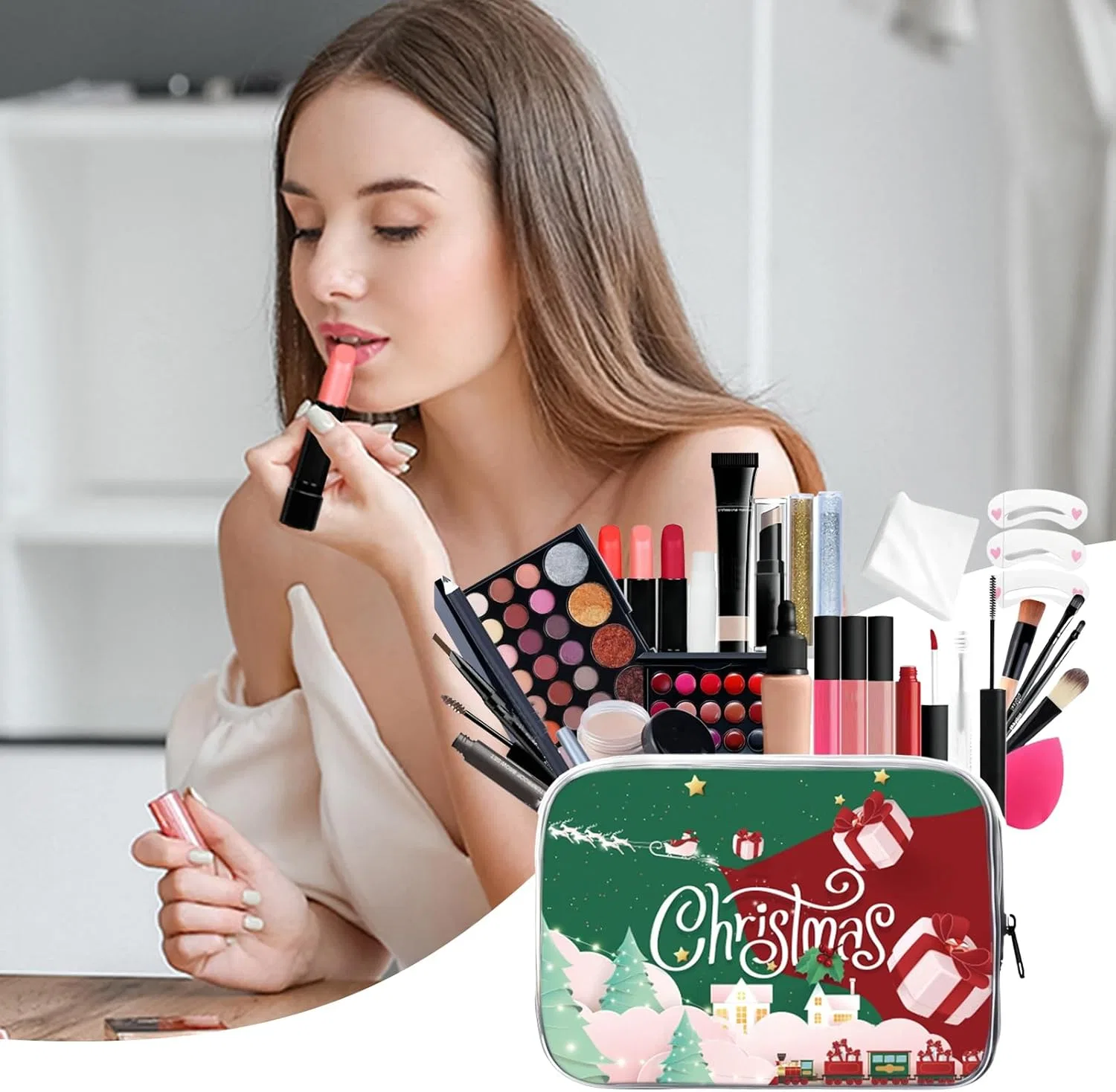 Набор косметики из 27 предметов, универсальный, разноцветный — фото 2