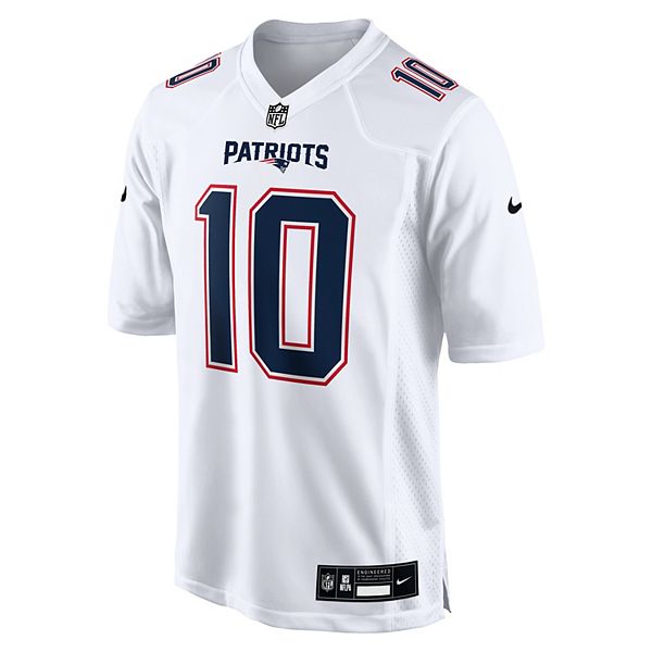 Майка игровая Drake Maye Tundra White New England Patriots Nike — фото 3