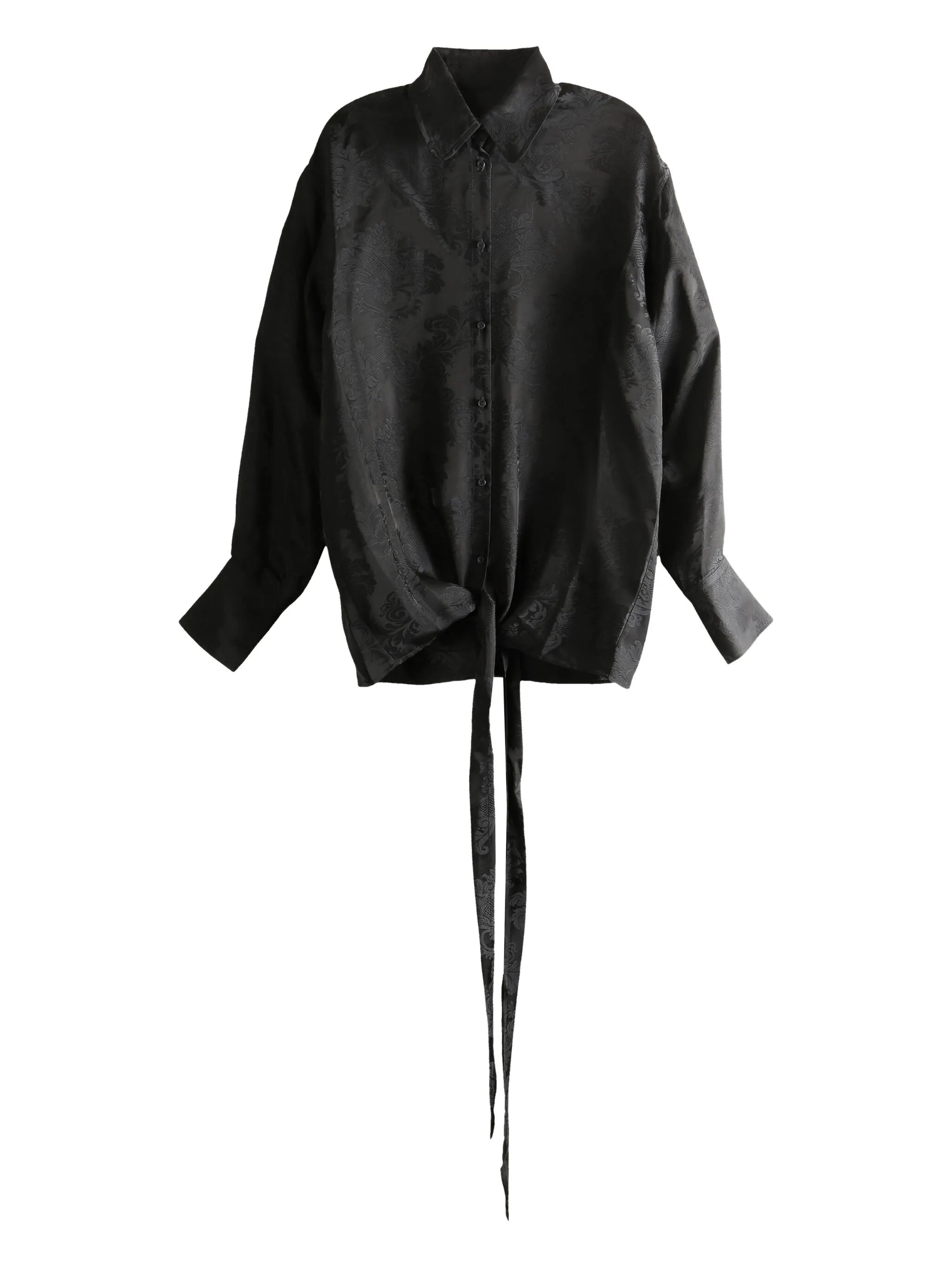 

Жаккардовая рубашка Uma Wang, черный