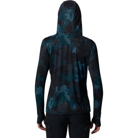 

Толстовка с длинными рукавами Crater Lake женская Mountain Hardwear, цвет Dark Marsh Pines Camo