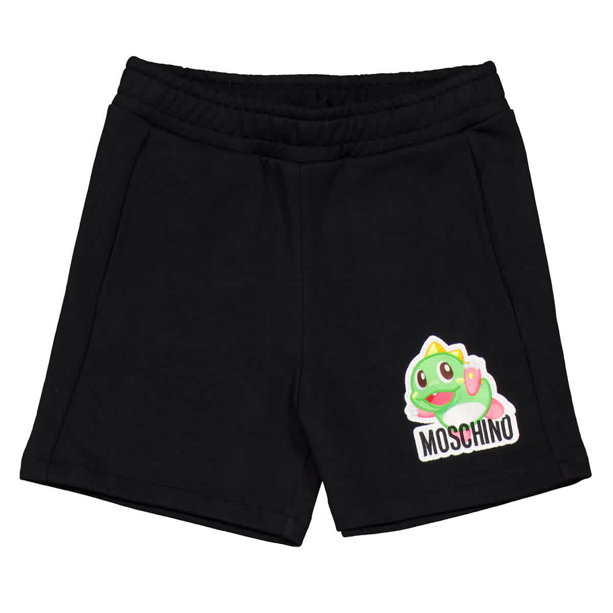

Moschino Мальчики Короткие шорты с вышивкой Puzzle Bobble, черный