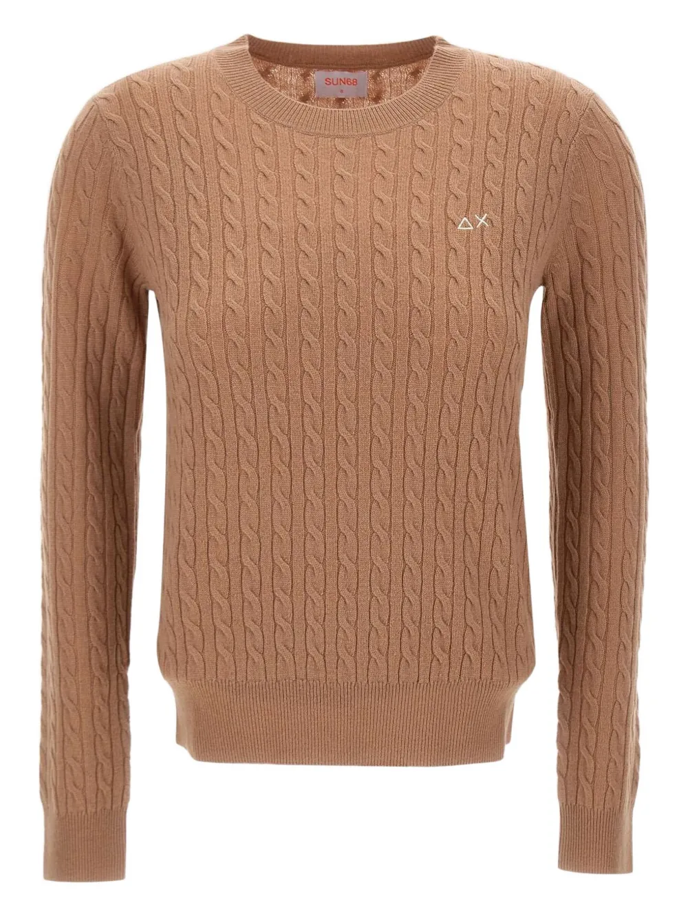 

Свитер косой вязки Sun68, нейтральный